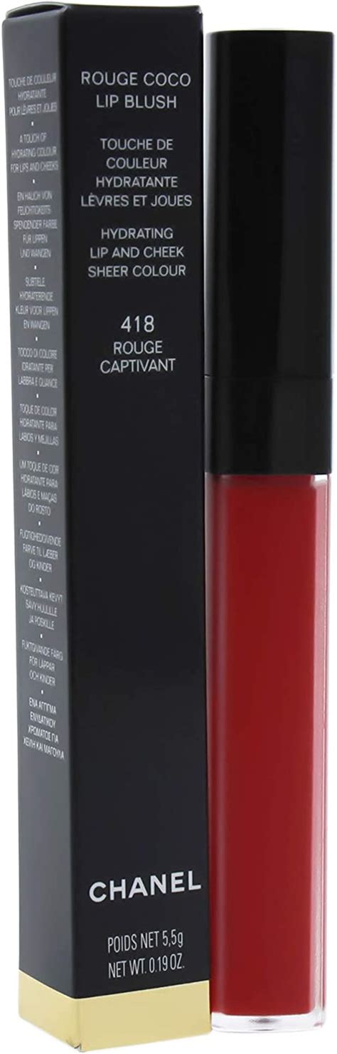 chanel lipstick 418|Chanel Rouge Coco Lip Blush, 418 Rouge Captivant, 0.19 Ounce.